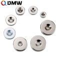 Hot selling high quality magnets powerful round disc with hole